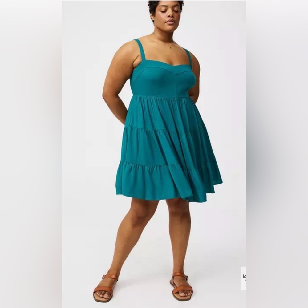 Torrid EUC Tiered Sweetheart Mini Dress